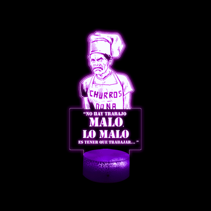Lámpara De Mesa Don Ramon Día Del Trabajador Ilusión 3d