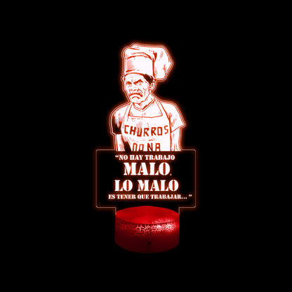 Lámpara De Mesa Don Ramon Día Del Trabajador Ilusión 3d