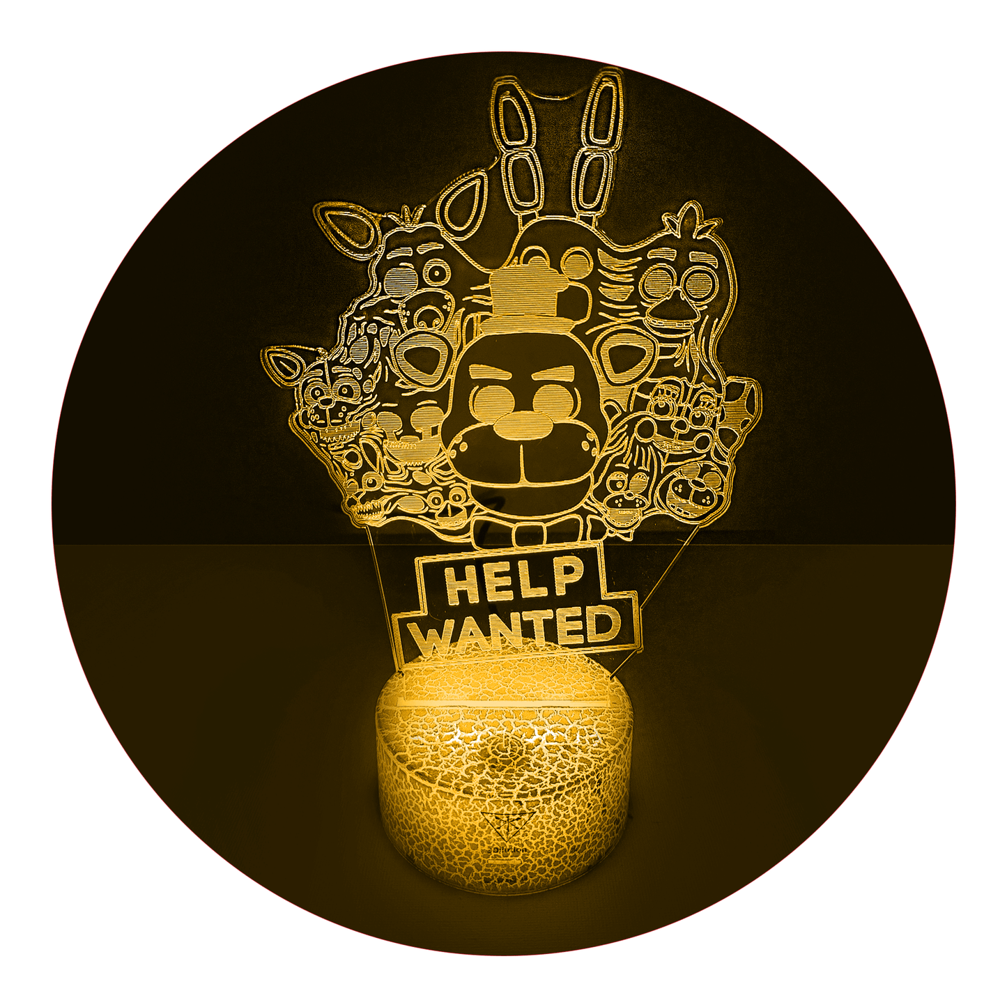 Lámpara 3D Led Five Nights at Freddy's Help Wanted