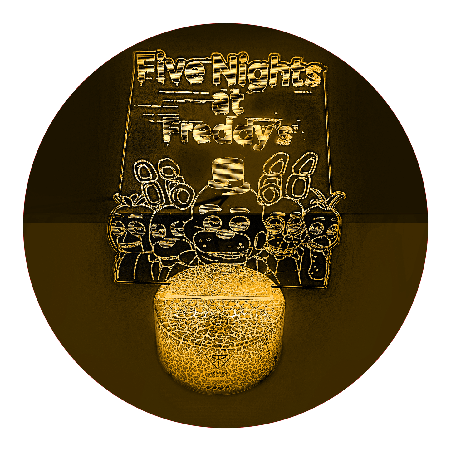 Lámpara 3D Led Five Nights at Freddy's