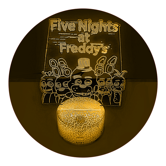 Lámpara 3D Led Five Nights at Freddy's