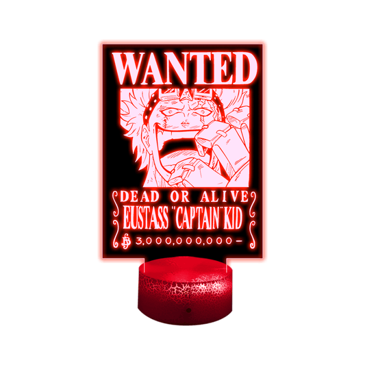 Lámpara 3D Led Decorativa Kid Wanted