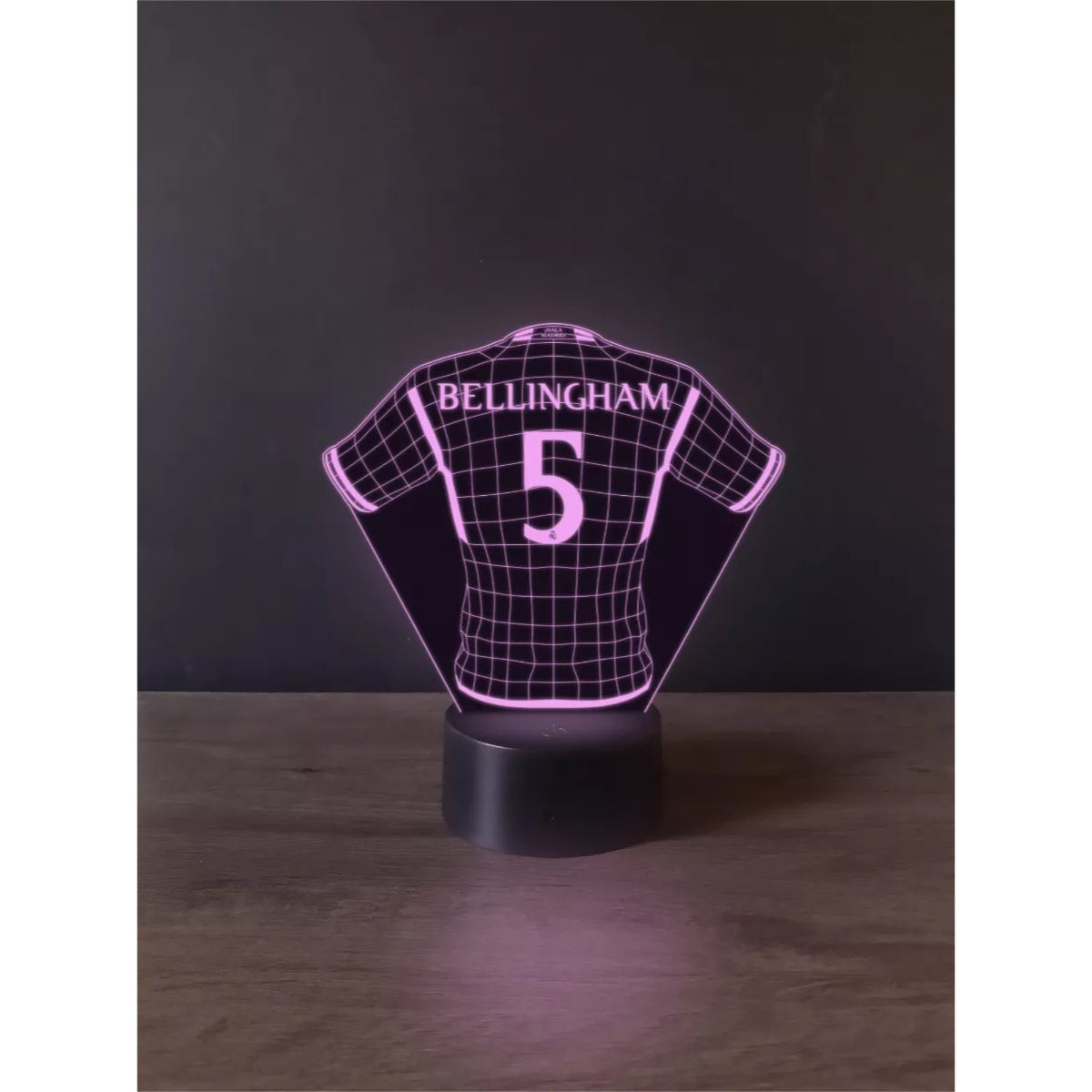 Lámpara De Mesa Jude Bellingham Fútbol Ilusión 3d