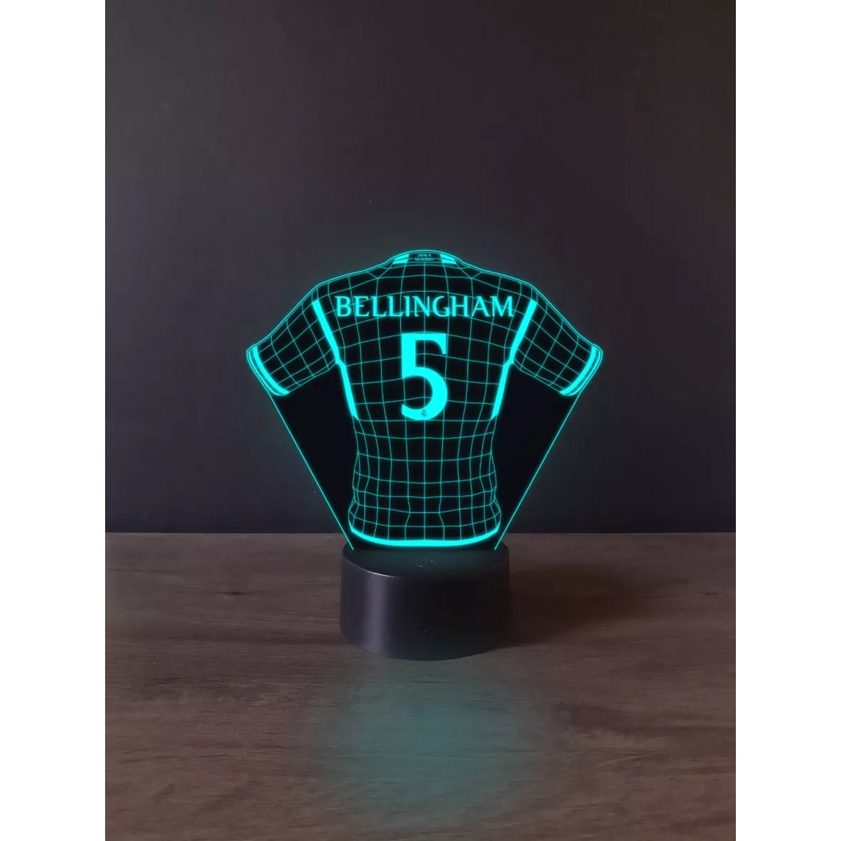 Lámpara De Mesa Jude Bellingham Fútbol Ilusión 3d