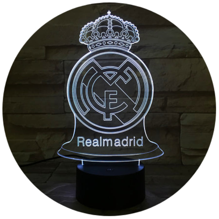 Lámpara Led 3D Real Madrid