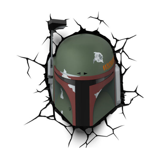 Lámpara Aplique Mural 3D Deco Star Wars Boba Fett