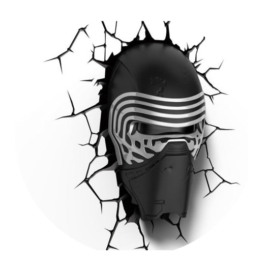 Lámpara Aplique Mural 3D Deco Star Wars Kylo Ren