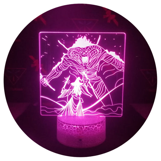 Lámpara 3D Led Gandalf X Balrog