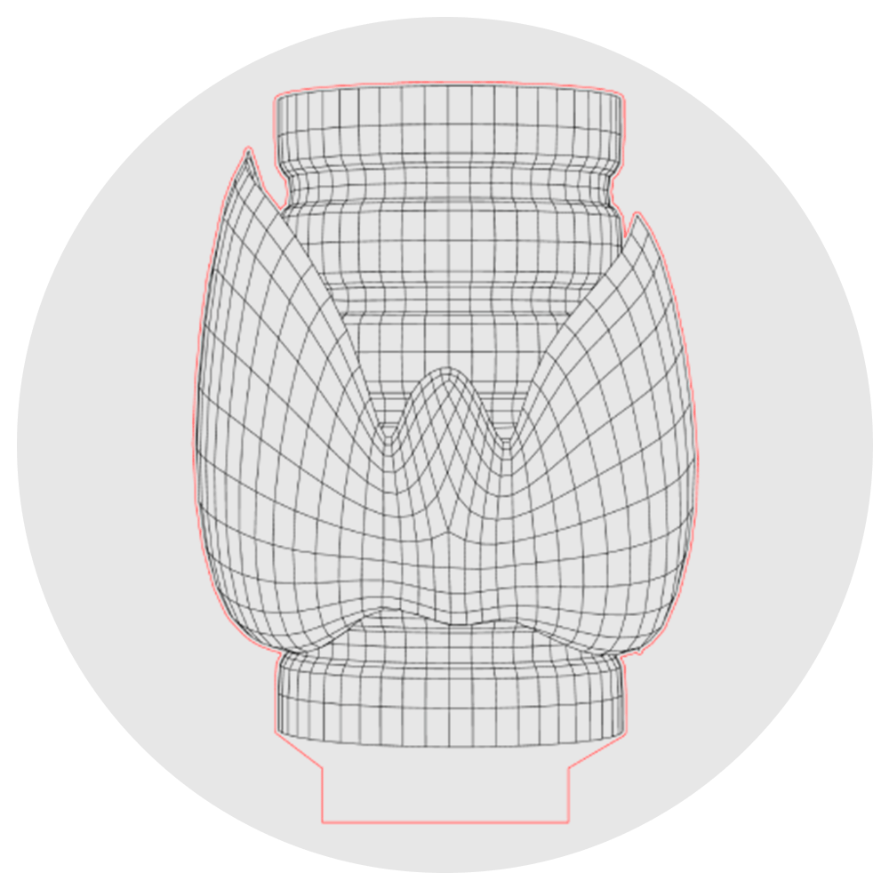 Lámpara 3D Led Glándula Tiroides Anatomía