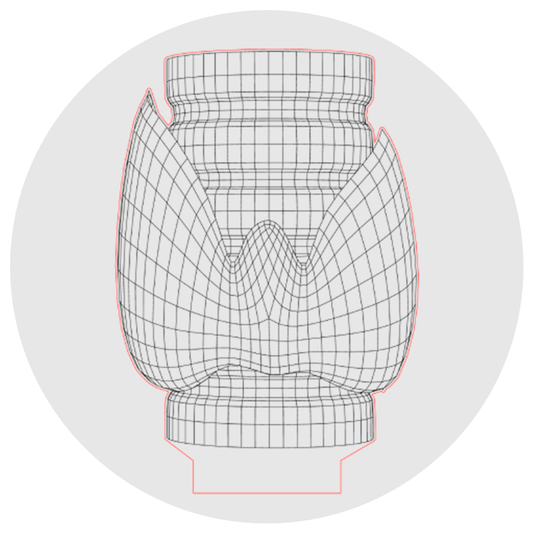 Lámpara 3D Led Glándula Tiroides Anatomía