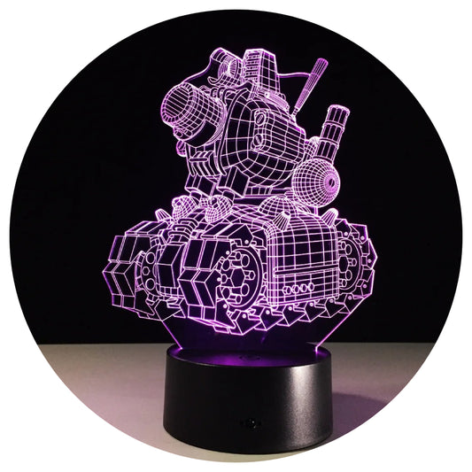 Lámpara 3D Led Tanque Fornite
