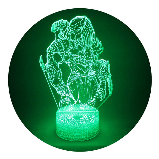 Lámpara 3D Led Wolf Predator