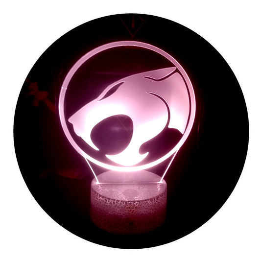 Lámpara 3D Led Thundercats Símbolo