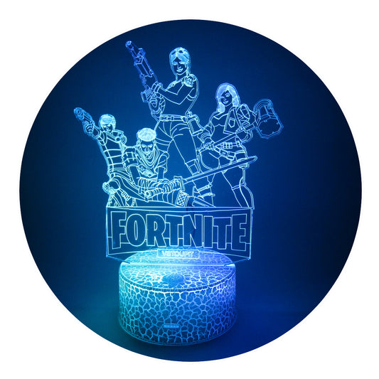 Lámpara 3D Led Fornite Battle Royale