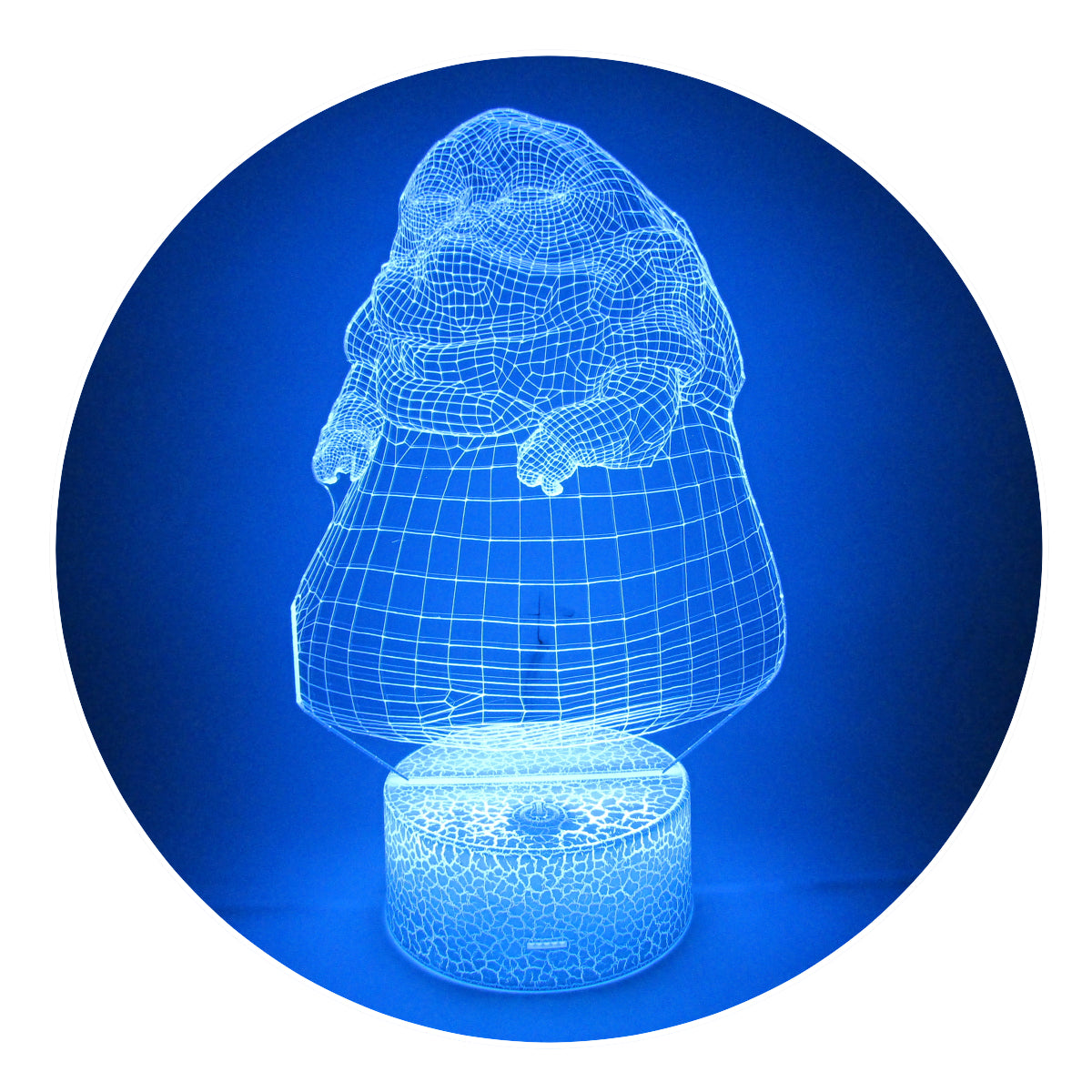 Lámpara 3D Led Jabba el Hutt Star Wars