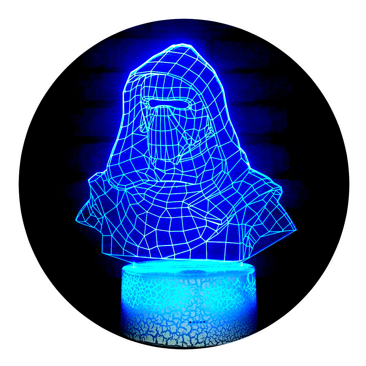 Lámpara 3D Led Star Wars Kylo Ren