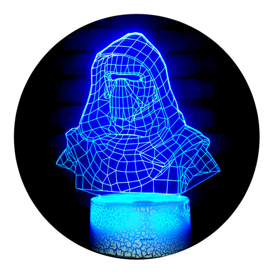 Lámpara 3D Led Star Wars Kylo Ren