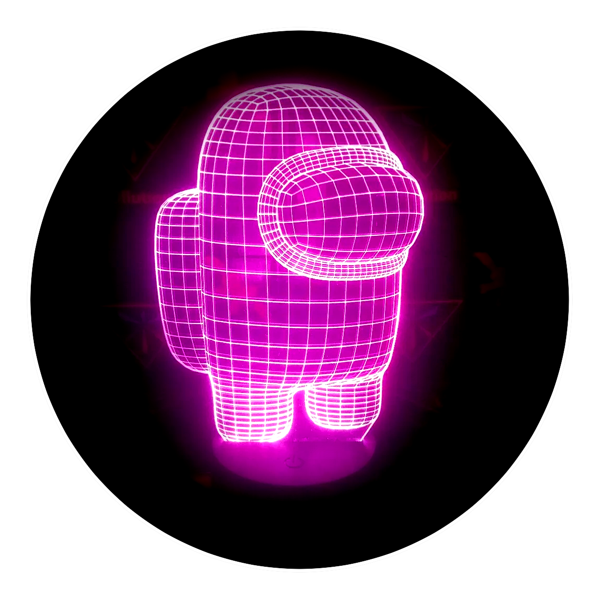 Lámpara 3D Led Among Us 02 – 3D Lamp Chile