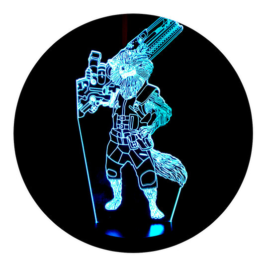 Lámpara 3D Led Guardianes de la Galaxia