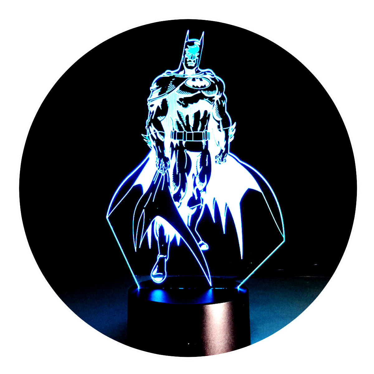 Lámpara 3D Led Batman El Caballero de la noche