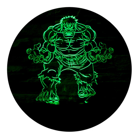 Lámpara 3D Led Hulk | Marvel Universe