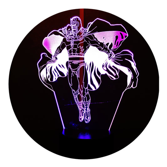 Lámpara 3D Led Magneto X Men