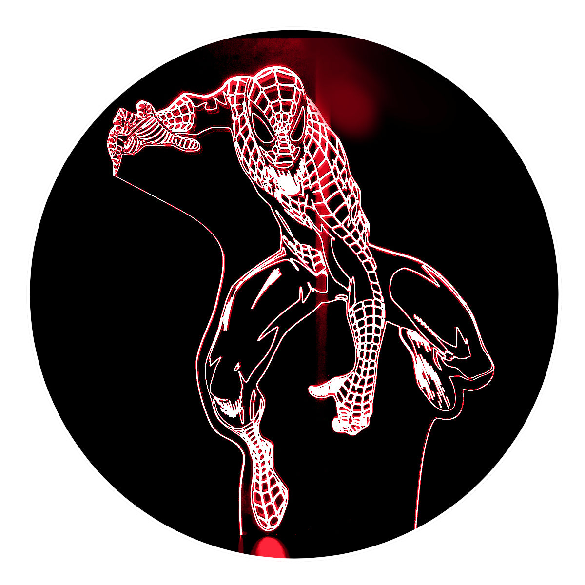 Lámpara 3D Led Spider Man El Hombre Araña