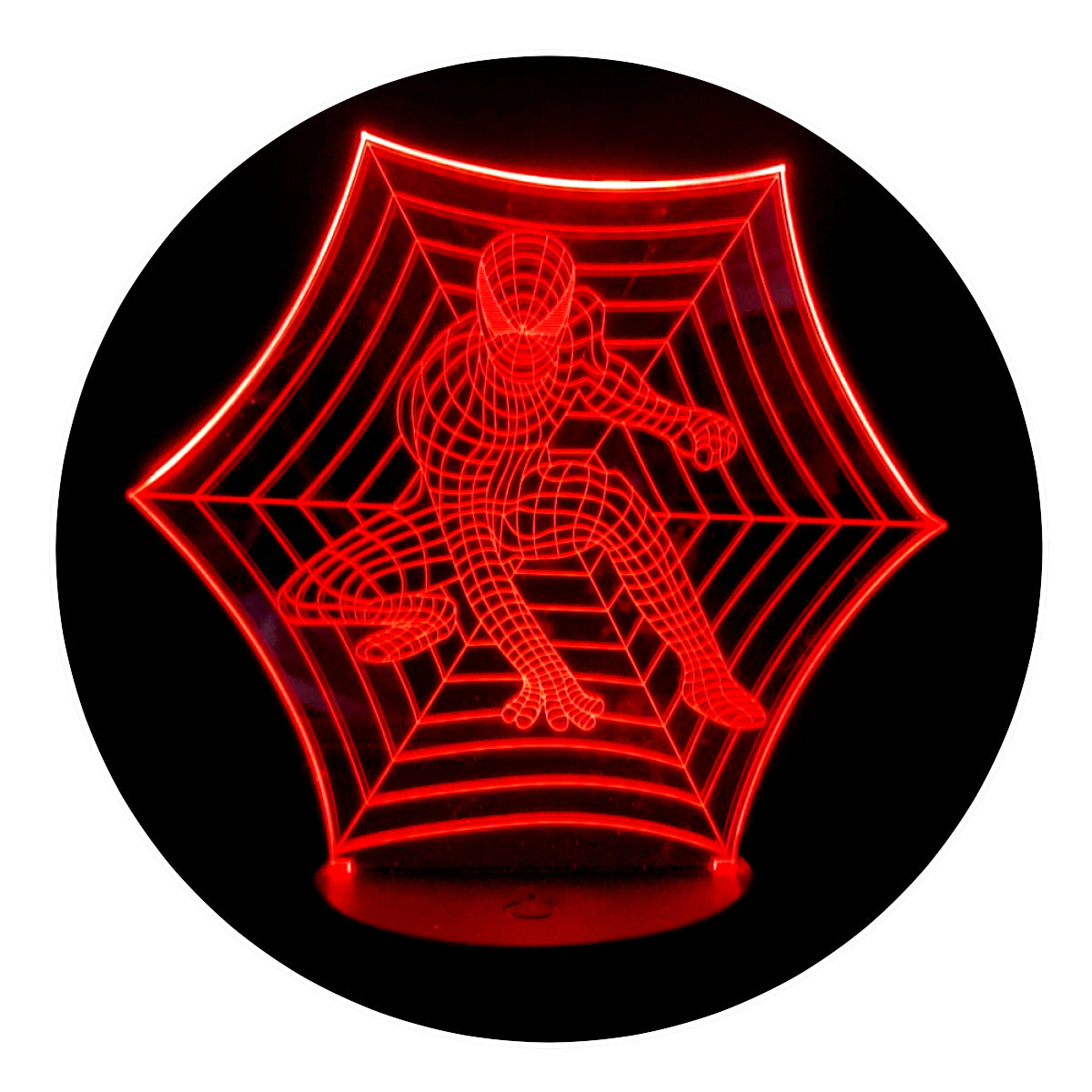 Lámpara 3D Led Spider Man El Hombre Araña 02