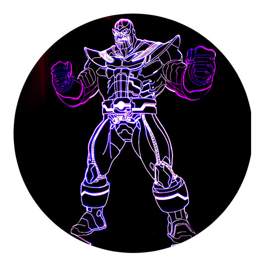 Lámpara 3D Led Thanos | Marvel Universe
