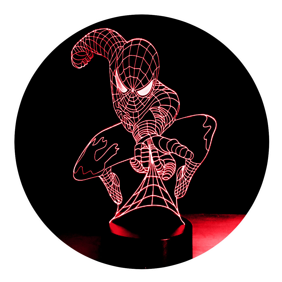 Lámpara 3D Led Spider Man El Hombre Araña 03