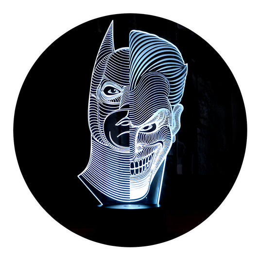 Lámpara 3D Led Batman x Joker