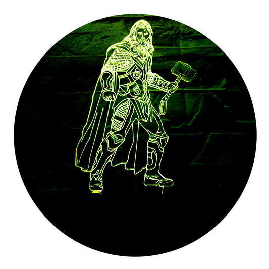 Lámpara 3D Led Thor Dios del Trueno