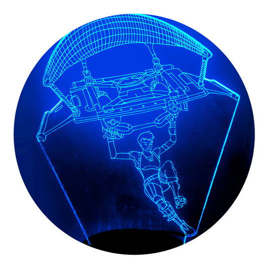 Lámpara 3D Led Fornite Paracaida