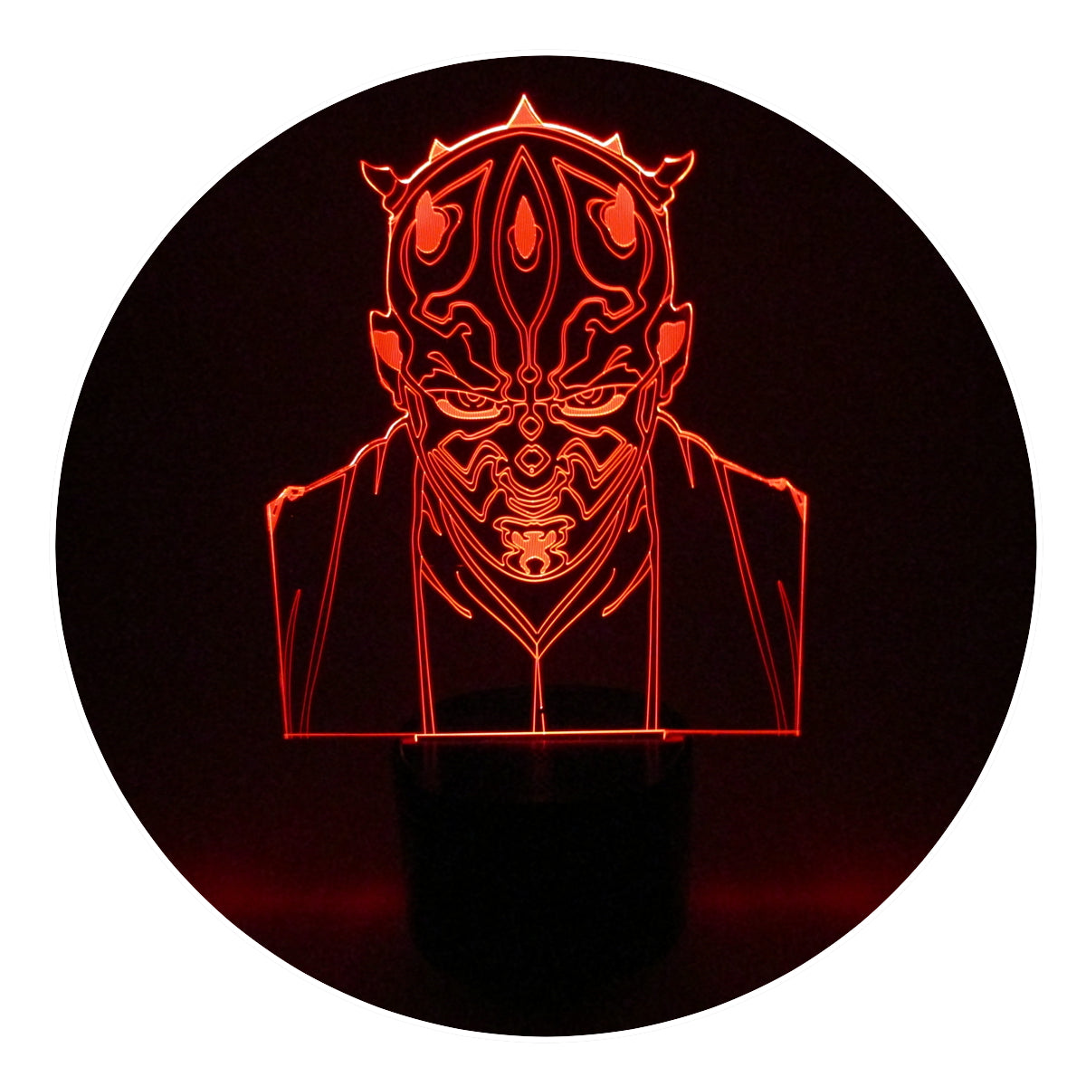 Lámpara 3D Led Darth Maul Star Wars