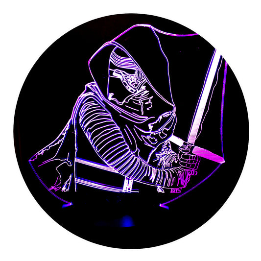 Lámpara 3D Led Kylo Ren Star Wars