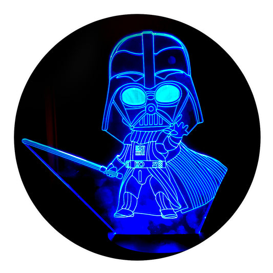 Lámpara 3D Led Chibi Darth Vader Star Wars