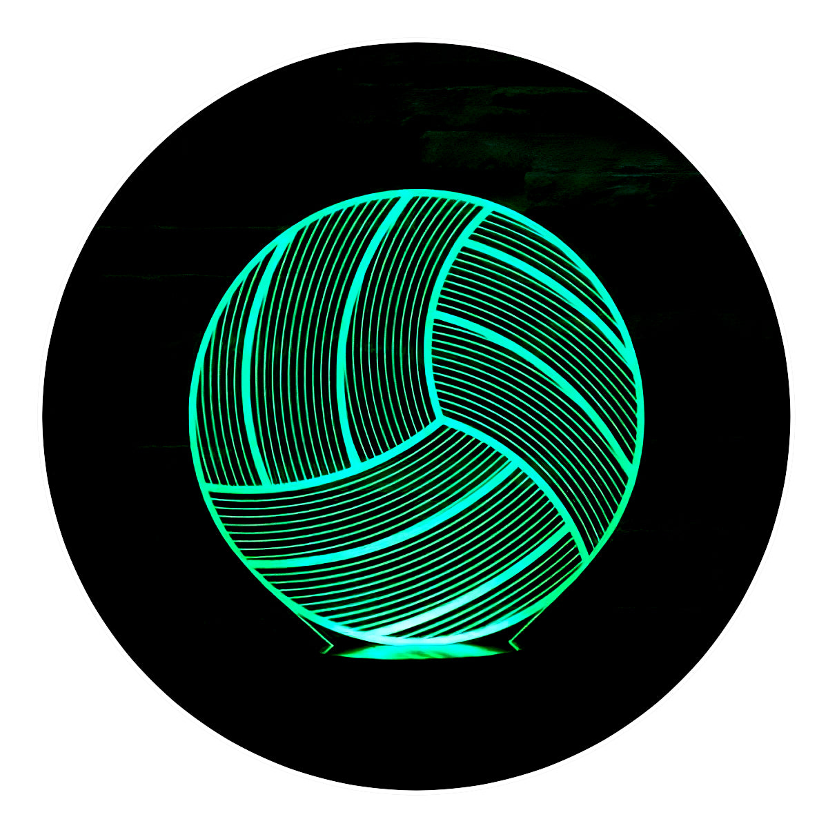 Lámpara 3D Led Balon de Voleibol