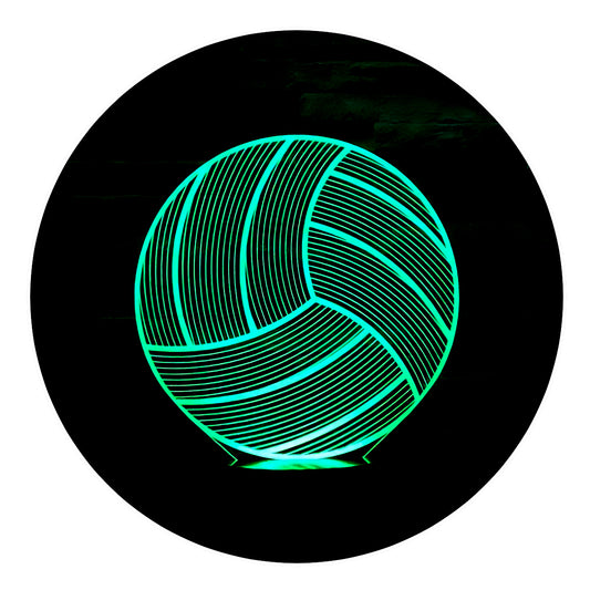 Lámpara 3D Led Balon de Voleibol