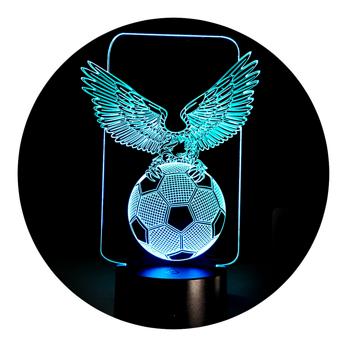 Lámpara 3D Led Balon de Futbol Aguila