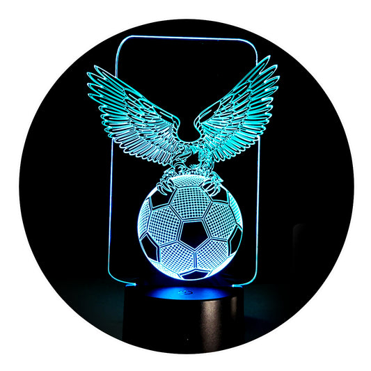 Lámpara 3D Led Balon de Futbol Aguila