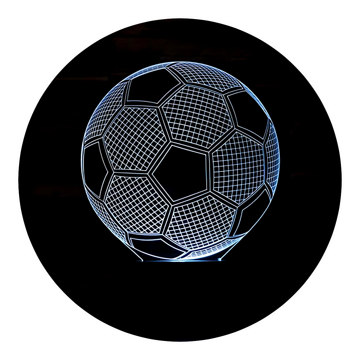 Lámpara 3D Led Balon de Futbol Clasico