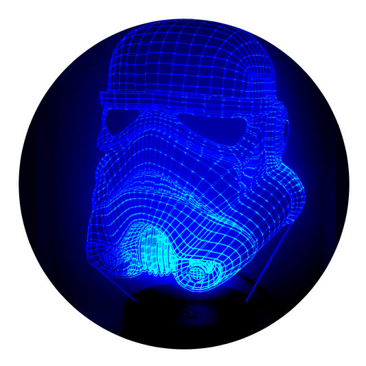 Lámpara 3D Led Stormtroopers Star Wars