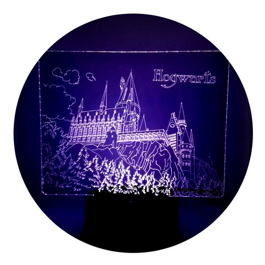 Lámpara 3D Led Hogwarts Harry Potter