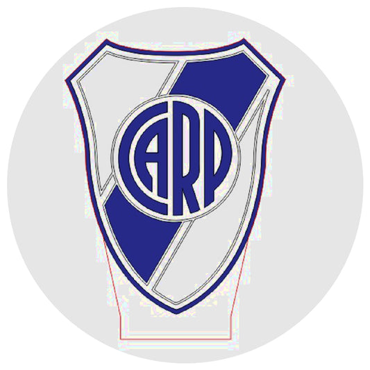 Lámpara 3D Led Club River Plate Carp